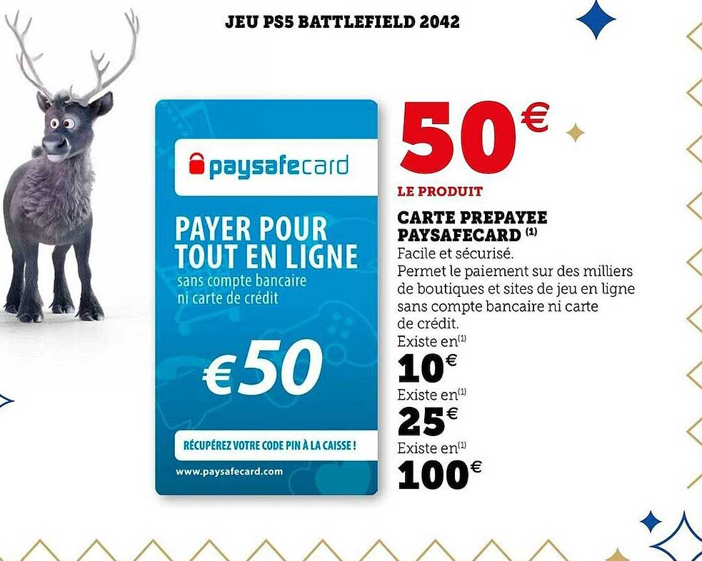 carte prepayée playsafecard