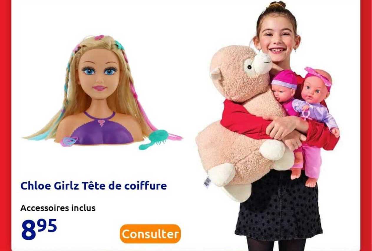 chloé girlz tête de coiffure