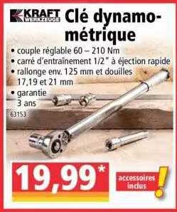 clé dynamométrique kraft