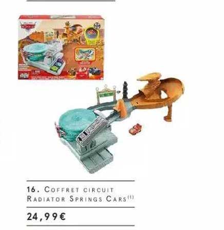coffret circuit radiator springs cars