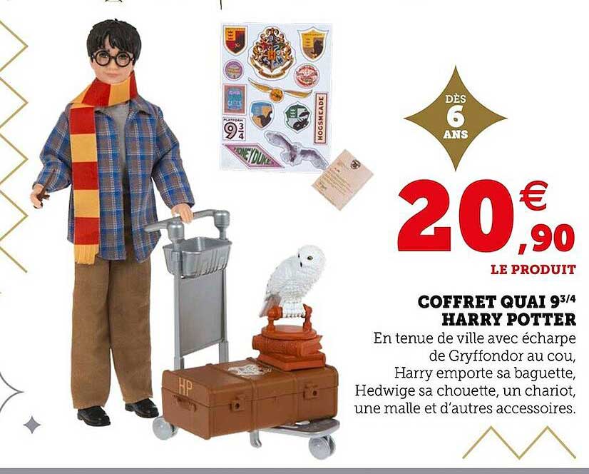 Coffret Quai 9 3-4 Harry Potter