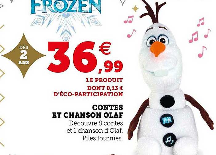 contes et chanson olaf