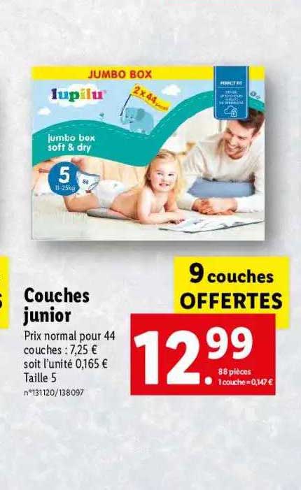 couches junior 9 couches offertes