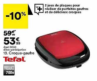 Croque-gaufre Tefal