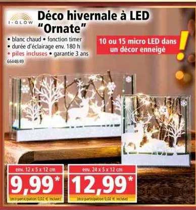 déco hivernale à led "ornate" i-glow