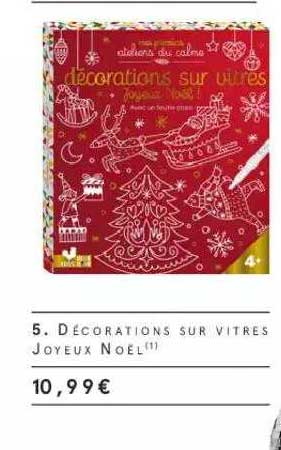 décorations sur vitres joyeux noël