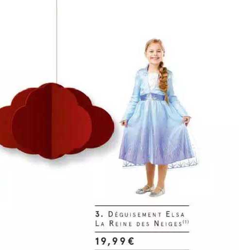 déguisement elsa la reine des neiges