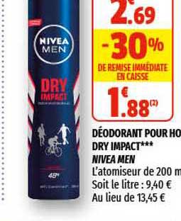Déodorant Pour Homme Dry Impact Nivea Men