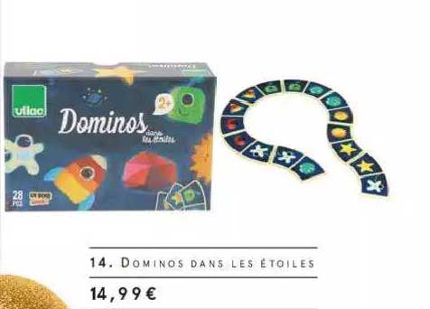 dominos dans les étoiles