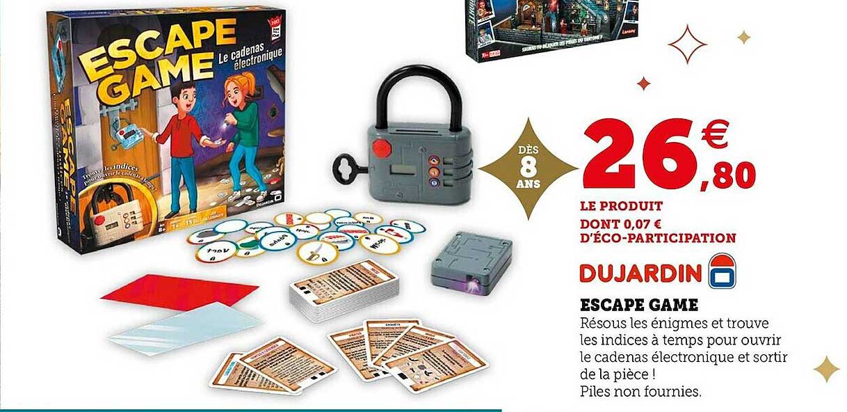 escape game dujardin