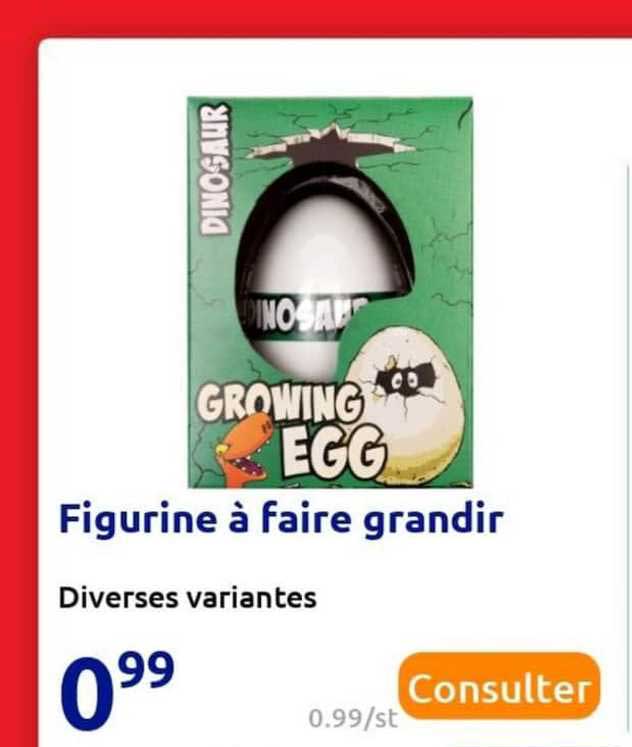 figurine à faire grandir
