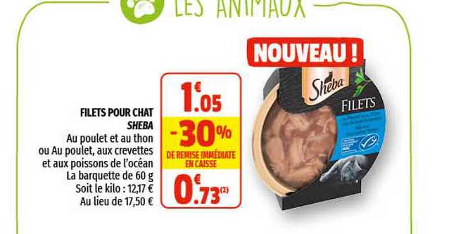 Filets Pour Chat Sheba