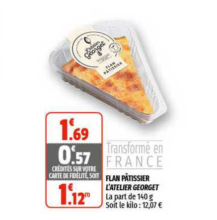 flan pâtissier l'atelier georget