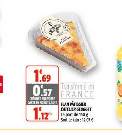 flan pâtissier l'atelier georget