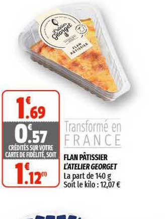 flan pâtissier l'atelier georget