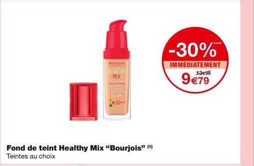 fond de teint healthy mix "bourjois"