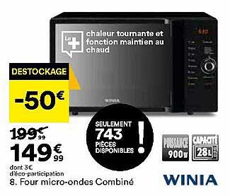 Four Micro-ondes Combiné Winia