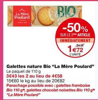 galettes nature bio "la mère poulard"