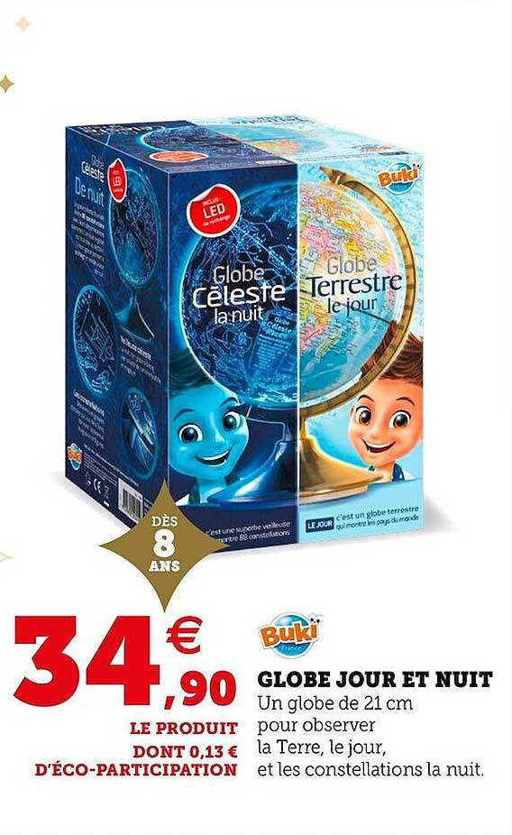 globe jour et nuit bukï