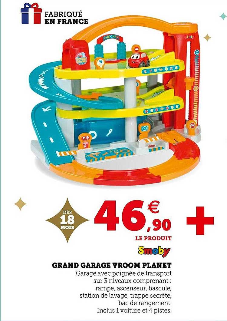 grand garage vroom planet smoby