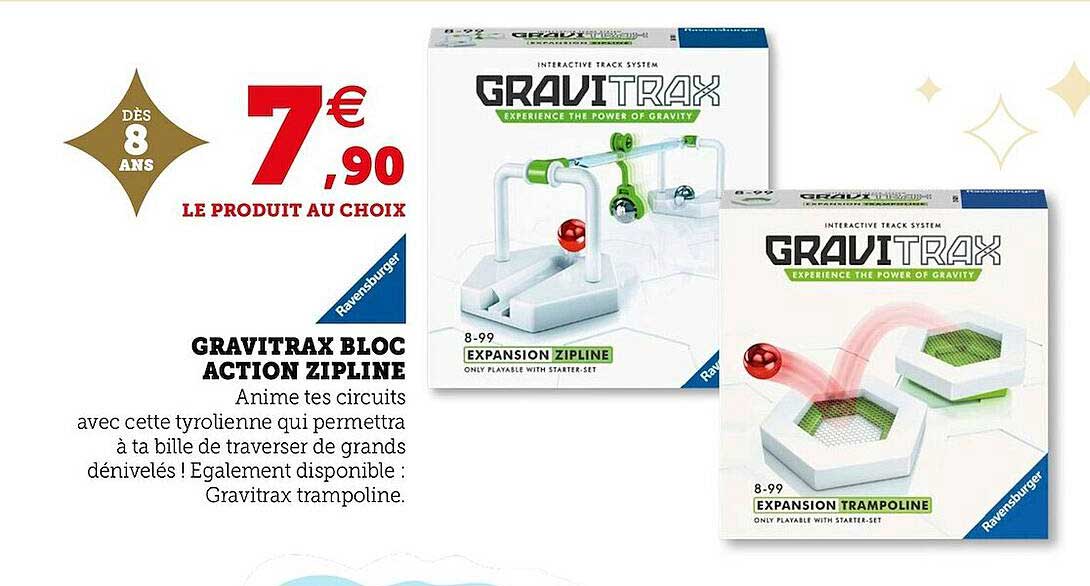 gravitrax bloc action zipline