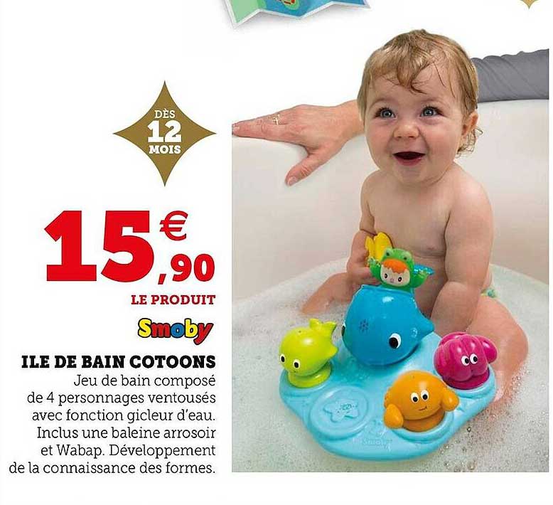 île de bain cotoons smoby