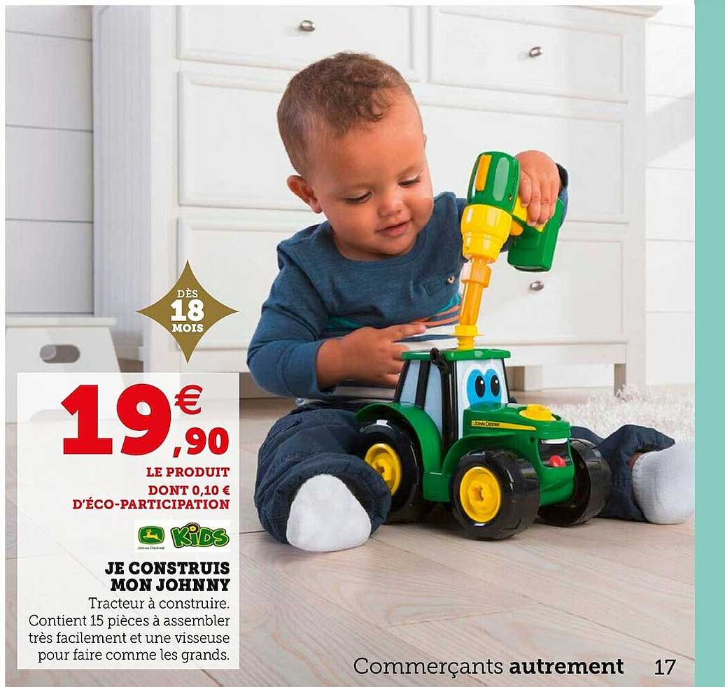 je construis mon johnny kids