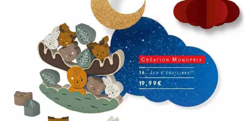 jeu d'équilibre création monoprix