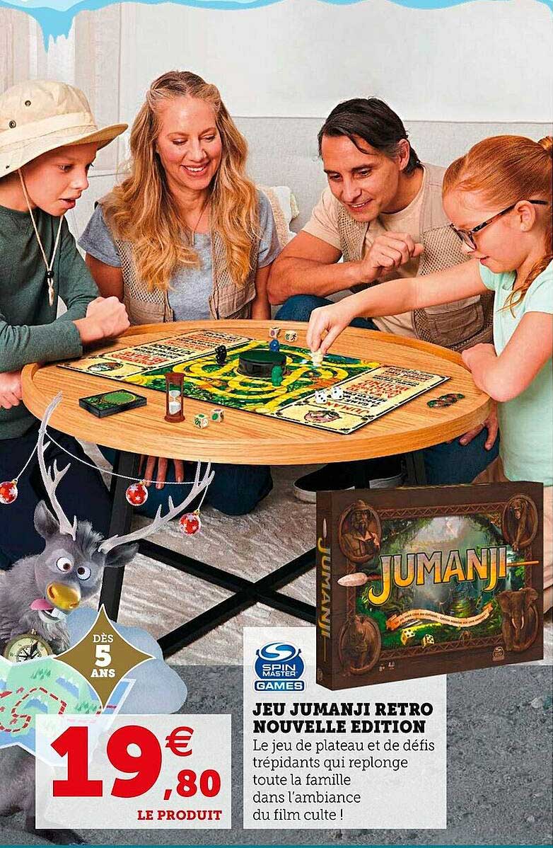 jeu jumanji retro nouvelle édition