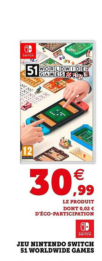 jeu nintendo switch 51 worldwide games