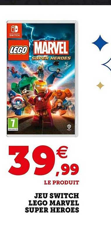 Jeu Switch Lego Marvel Super Heroes
