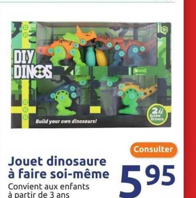 jouet dinosaure à faire soi-même
