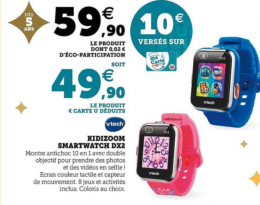 kidizoom smartwatch dx2 vtech
