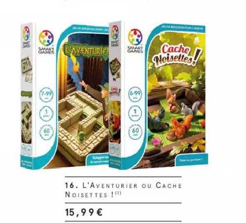 l'aventurier ou cache noisettes !