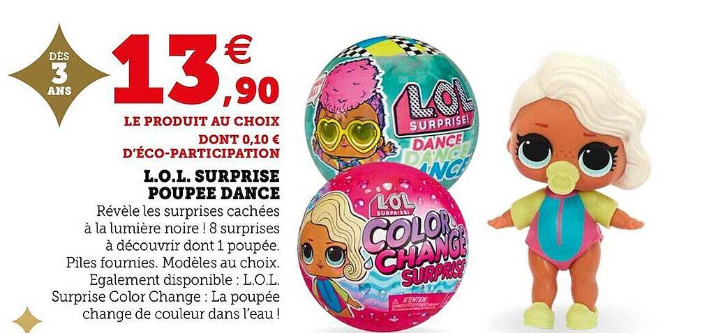 l.o.l. surprise poupée dance
