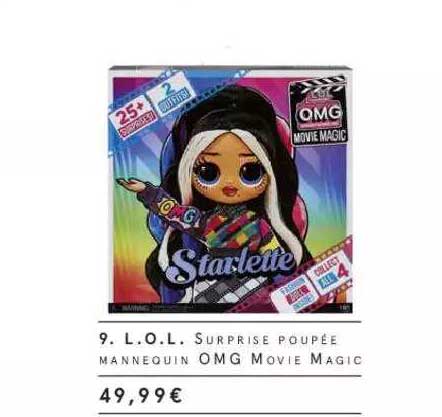 l.o.l. surprise poupée mannequin omg movie magic