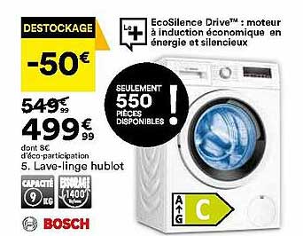 lave-linge hublot bosch