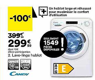 lave-linge hublot candy