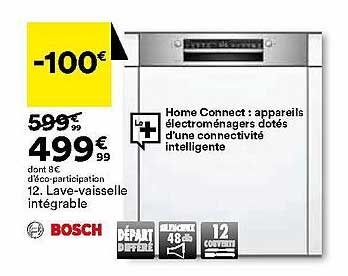 lave-vaisselle intégrable bosch