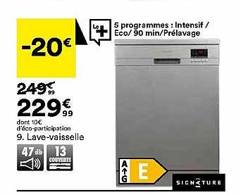 lave-vaisselle signature