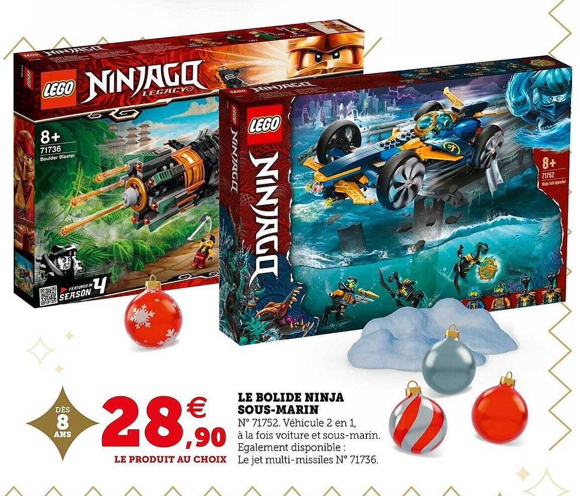 le bolide ninja sous-marin lego ninjago