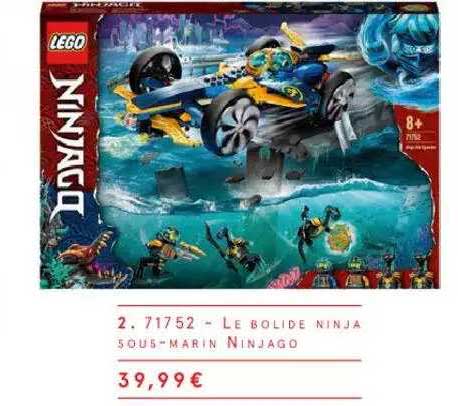 le bolide ninja sous-marin ninjago