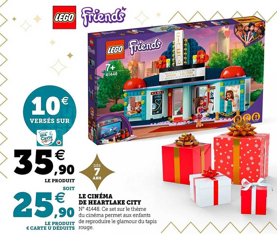 le cinéma de heartlake city lego friends