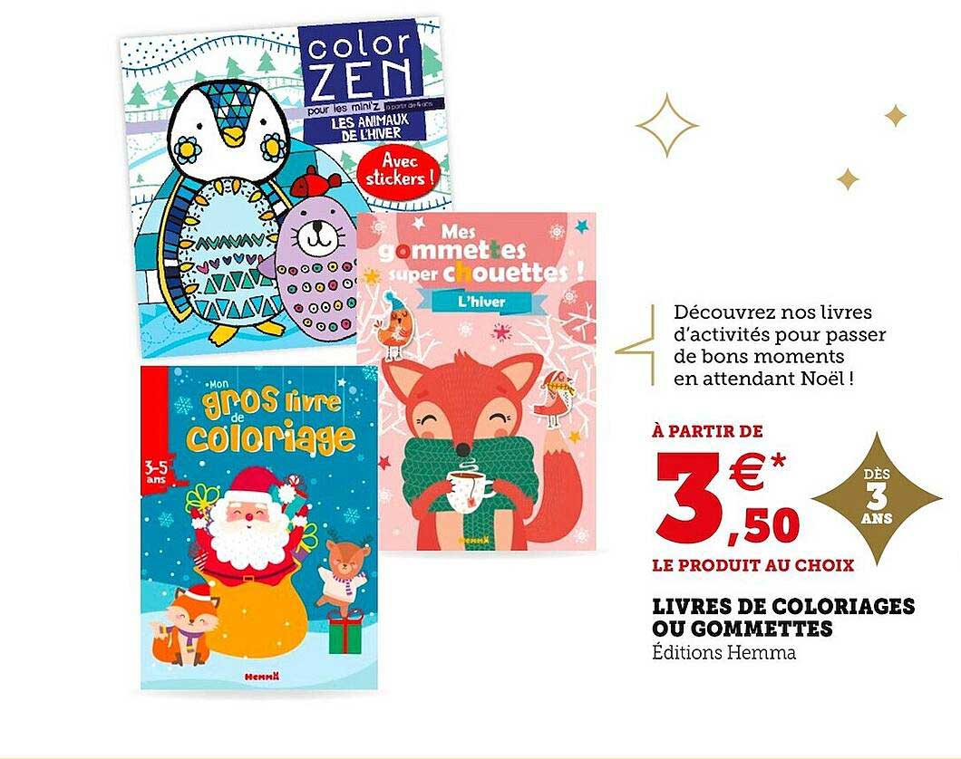 livres de coloriages oui gommettes