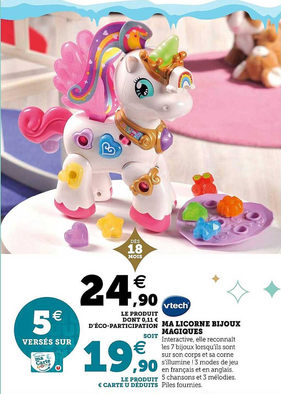 ma licorne bijoux magiques vtech