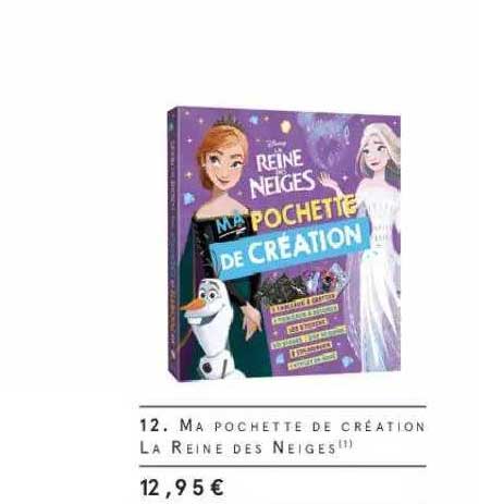 ma pochette de création la reine des neiges