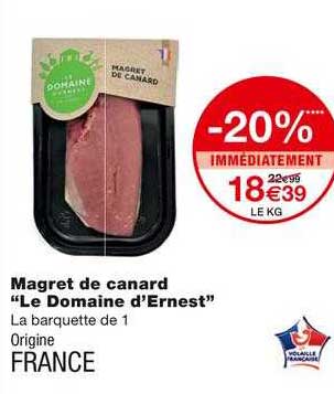 magret de canard "le domaine d'ernest"