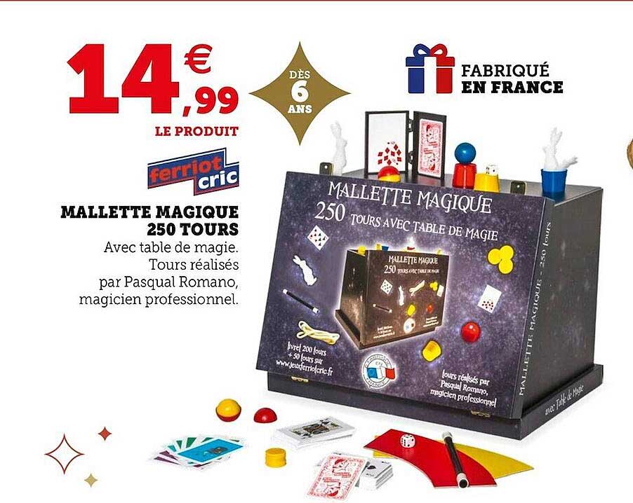 mallette magique 250 tours ferriot cric