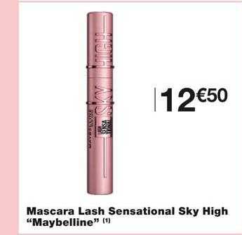 mascara lash sensational sky high "maybelline"