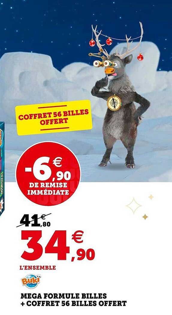 méga formule billes + coffret 56 billes offert